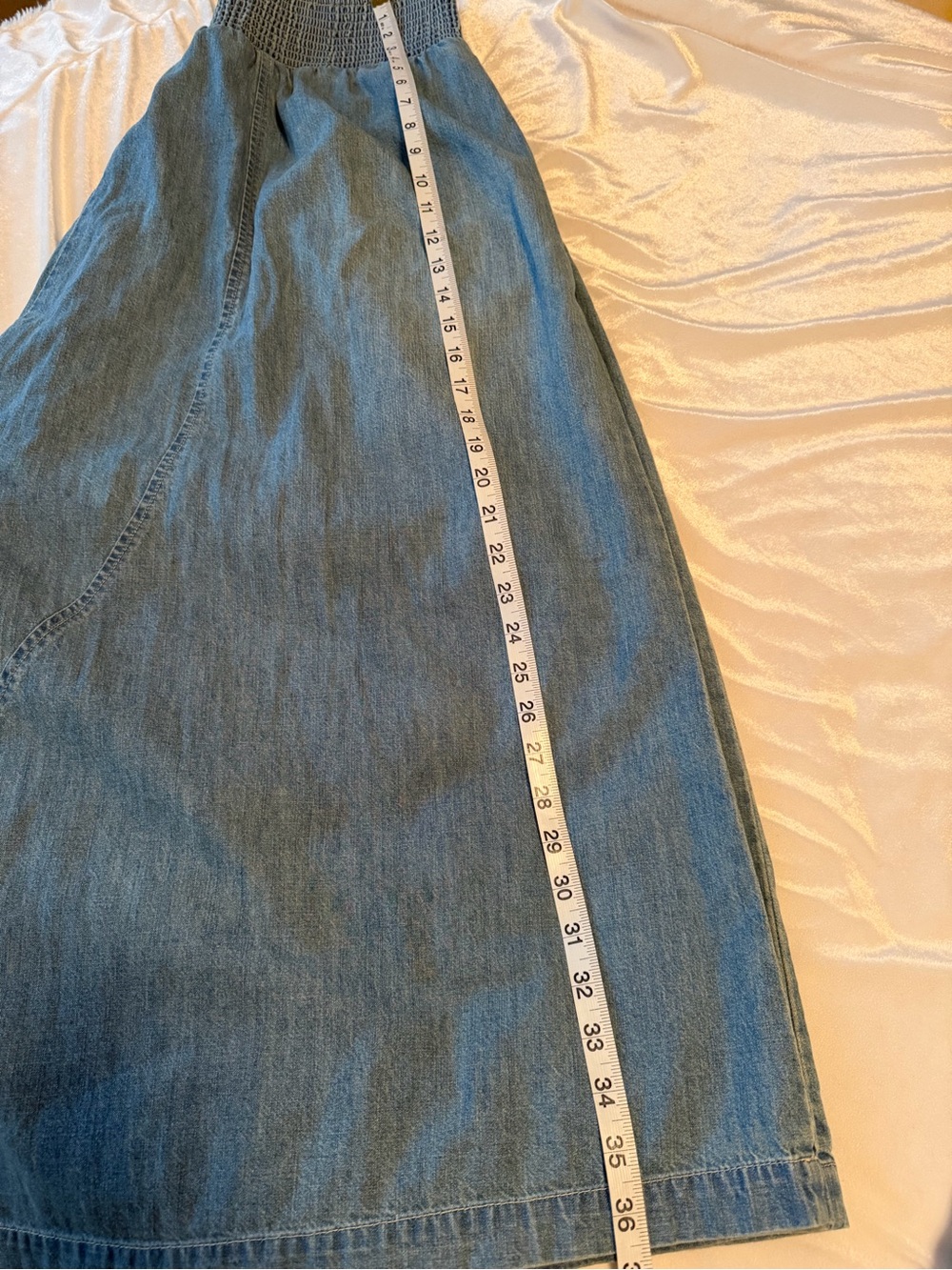 We The Free Light Blue Denim Harem Wide-Leg Pants - Picture 10 of 10